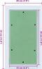 vidaXL - Toegangs - paneel - met - aluminium - frame - en - plakplaat - 150x300 - mm