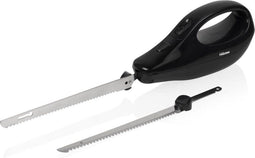 Tristar Elektrisch Mes EM-2107 - Inclusief 2 RVS messen - Vaatwasserbestendige messen - Zwart