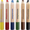 Eberhard Faber kleurpotloden - MiniMaxi - etui 6 stuks - 10mm dik - breukvast - EF-518905