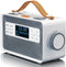 Lenco PDR-065WH - DAB+ Radio - Bluetooth speaker - Wit