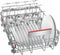 Bosch SPV6YMX08E - Volledig geïntegreerde vaatwasser - 6 programma's - Energieklasse B - Geluidsniveau 43 dB