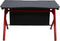 Bureau Sirocco - gaming desk - met led verlichting - 120 x 60 cm