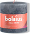 Bolsius Stompkaars Slate Blue - Ø100 mm - Hoogte 10 cm - Blauw - 62 Branduren