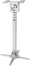 Manhattan Projector - Universele Plafondbeugel - 57-82 cm hoogte max 20 kg - Zilver