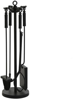 Gerei voor de haard DKD Home Decor Staal (19 x 19 x 70 cm)