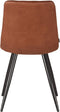 LABEL51 Eetkamerstoel Jay - Cognac - Microfiber