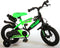 Volare Sportivo Kinderfiets - Jongens - 12 inch - Neon Groen/Zwart - 95% afgemonteerd