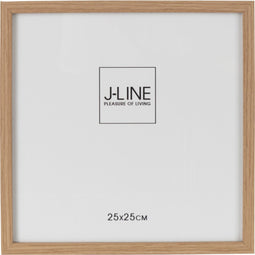 J-Line fotolijst - fotokader Basic - hout - naturel - large - 2 stuks