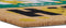 Deurmat DKD Home Decor Zwart Bruin Rubber Wit Groen 2 Stuks Kokosvezel (60 x 40 x 1,5 cm)