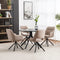 Furnihaus Olivia - Draaibare Eetkamerstoel - Armleuning 360° draaifunctie - Taupe