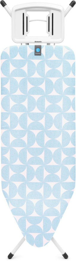 Brabantia Strijkplank C - Stoomstrijkplank - XL 124x45 cm - Fresh Breeze