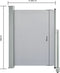vidaXL - Tuinscherm - uittrekbaar - 100x300 - cm - grijs