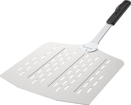 Cozze - Pizzaschep met Gaatjes Aluminium 66 cm - Aluminium - Zilver -