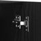 vidaXL - Wand-TV-meubel - Zwart - Eiken - 30,5x30x90 - cm - Geprocessed - Hout