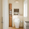 SoBuy BZR34-II-SH - Badkamerkast - Verstelbare Planken en Lade - Houtkleur 20x180x20cm