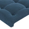 vidaXL - Hoofdborden - 2 - st - 80x5x78/88 - cm - fluweel - donkerblauw