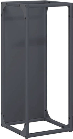 vidaXL - Brandhoutrek - 25x25x60 - cm - koudgewalst - staal - antracietkleurig