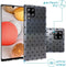 iMoshion Hoesje Geschikt voor Samsung Galaxy A42 Hoesje Siliconen - iMoshion Design hoesje - Transparant / Zwart / Hearts All Over Black