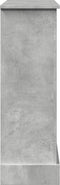 vidaXL - Haardombouw - 90x30x90 - cm - bewerkt - hout - betongrijs