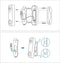 Reolink D340P - Videodeurbel PoE - 5 MP 2560x1440 resolutie - met Chime