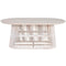 Eettafel Home ESPRIT Wit Mindi hout 180 x 100 x 75 cm