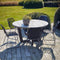 Riviera Maison Ronde Tuintafel - Bondi Beach Outdoor Round Dining Table Ø 140 - Grijs