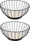 Svenska Living - Fruitschaal - Ø28cm - Zwart Staal - Draad