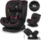 Lionelo Bastiaan - i-Size Autostoeltje 4in1 - 360° Draaibaar - ISOFIX - Groep 0-1-2-3 - Zwart/Rood