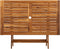 vidaXL - Tuintafel - inklapbaar - 120x70x75 - cm - massief - acaciahout