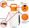 Toolland Drukspuit - Elektrisch - 8 liter - Telescopische lans - Wit/oranje/zwart