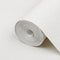 vidaXL - Vliesbehang - 3D - effen - 10x0,53 - m - wit