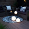 Anna's Collection Solar bol lamp - kunststof - D30 cm - warm wit - tuinverlichting