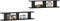 vidaXL - Wandschappen - 2 - st - 90x18x20 - cm - bewerkt - hout - zwart