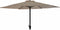 Aluminium Parasol met handig opdraaisysteem - Ø300 cm - Taupe