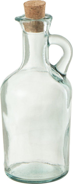 J-Line karaf Tuit Rond - decanteerkaraf + stop - glas/kurk - transparant/groen