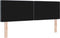 vidaXL - Hoofdbord - met - Kristallen - Knopen, - Donkergrijs, - 140 - cm - Fluweel