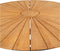 House Nordic Cleveland - Eettafel - Teakhout met metalen onderstel - Naturel (2-4 personen)