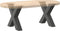vidaXL - Salontafelpoten - 2 - st - X-vormig - 60x(42-43) - cm - staal - antraciet