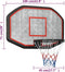 vidaXL Basketbalbord 109x71x3 cm polyetheen zwart