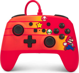 PowerA 1526539-01 - Gamecontroller - Toewijsbare knoppen 3,5 mm audio - Blauw Oranje Rood Zwart