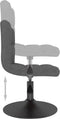 vidaXL - Eetkamerstoelen - draaibaar - 2 - st - fluweel - donkergrijs
