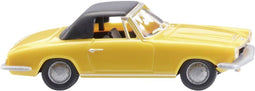 Wiking 018748 H0 Auto BMW 1600 GT Cabrio, geel