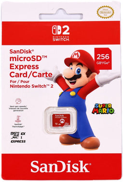 Samsung - microSDXC SD Express Card - 256 GB - Nintendo Licensed (Switch 2)