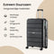 SKYCASES Urban Adventurer - Handbagage Koffer - 20 inch - 44L - Cijferslot - Zwart