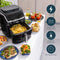 Princess 182080 - Heteluchtfriteuse - 2-in-1 Stoomoven en Airfryer - 6.5 liter - 1700W - Zwart
