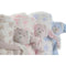 Geschenkset voor baby's Home ESPRIT Blauw Beige Roze Polyester (3 Stuks)