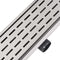 vidaXL - Douchegoot - rechthoekig - 630x140 - mm - roestvrij - staal