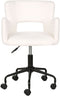 SANILAC - Bureaustoel - Wit - Bouclé