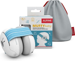 Alpine Muffy Baby - Gehoorbescherming - 23 dB - Blauw (2 stuks)