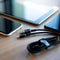 Kabel GC Ray USB-A - Lightning wit LED 120cm Met support voor Apple 2.4A fast charging